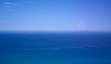 View from Saint Tropez Peninsula, Provence, 2010